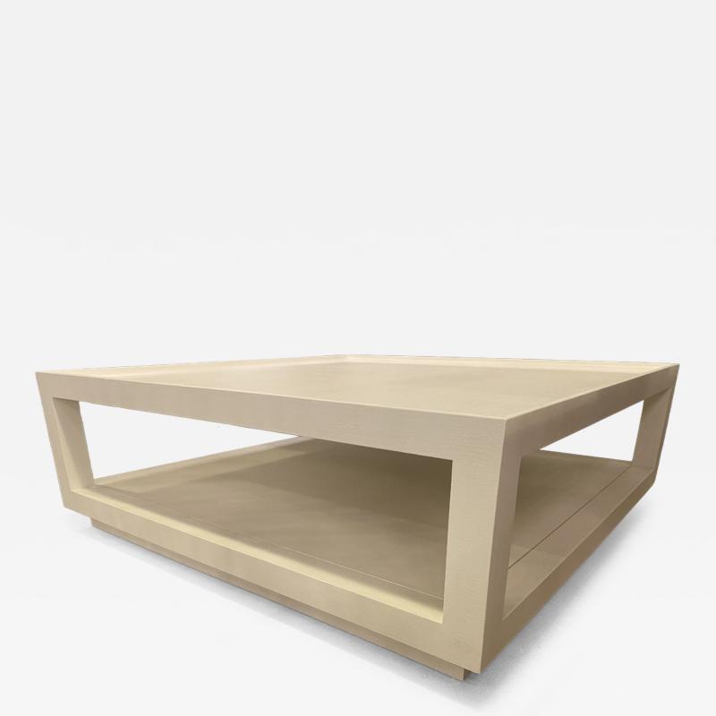 Karl Springer Ltd Mid Century American Modern Coffee Table Made to Order 