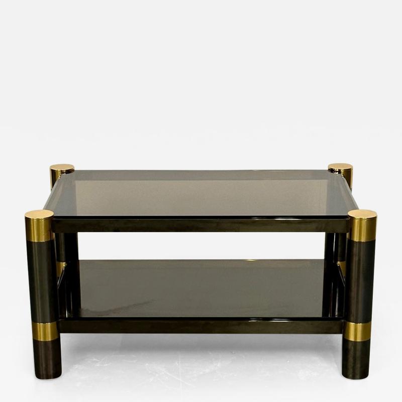 Karl Springer Mid Century Modern Signed Karl Springer Rectangular Coffee Cocktail Table