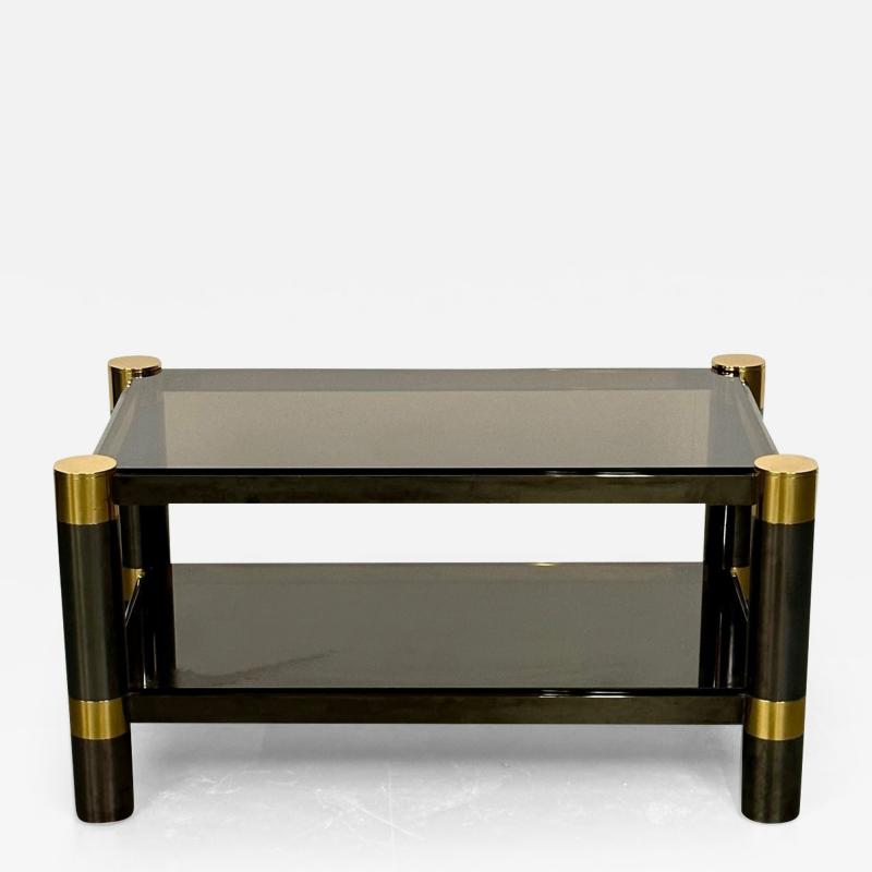 Karl Springer Mid Century Modern Signed Karl Springer Rectangular Coffee Cocktail Table