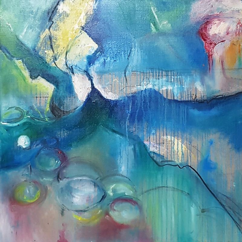 Kate Bell The Ceaseless Myth of Moving Waves Contemporary Abstract Painting