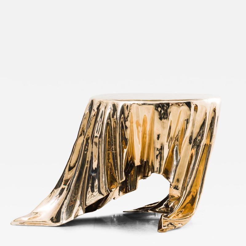 Katz Studio Levitaz Side Table Contemporary Sculptural Design by Katz Studio