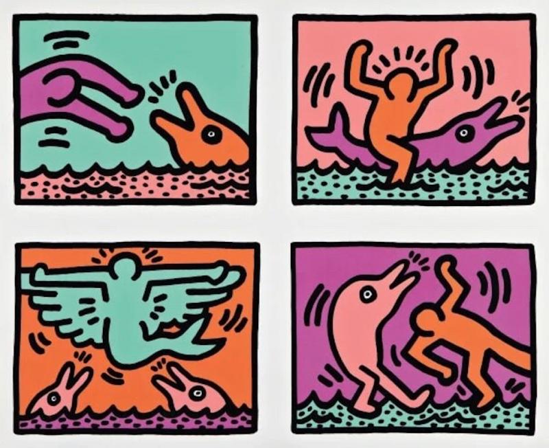 Keith Haring Pop Shop Quad V