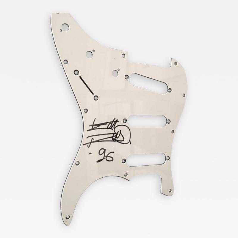 Keith Richards Autographed Stratocaster Style Pickguard Signed by Keith Richards