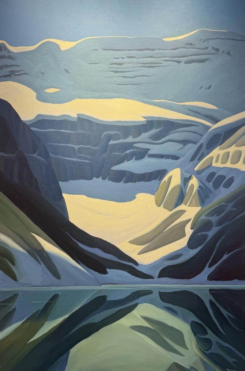 Kenneth Harrison A Golden Moment Lake Louise