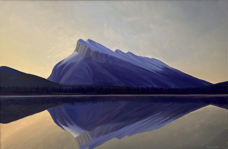 Kenneth Harrison Daybreak Mt Rundle