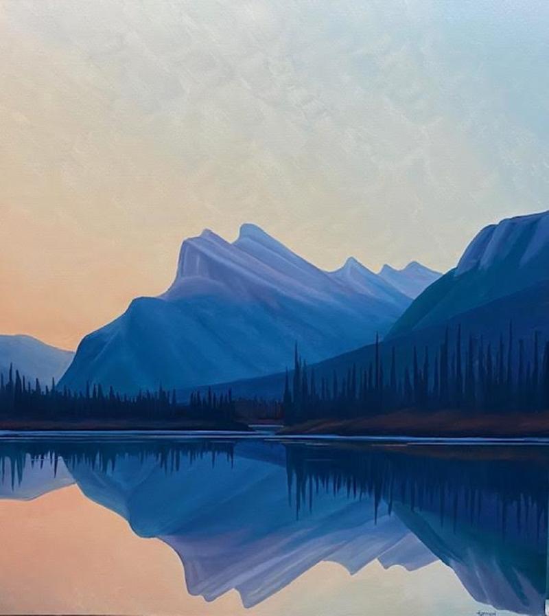 Kenneth Harrison Morning Vista Mount Rundle