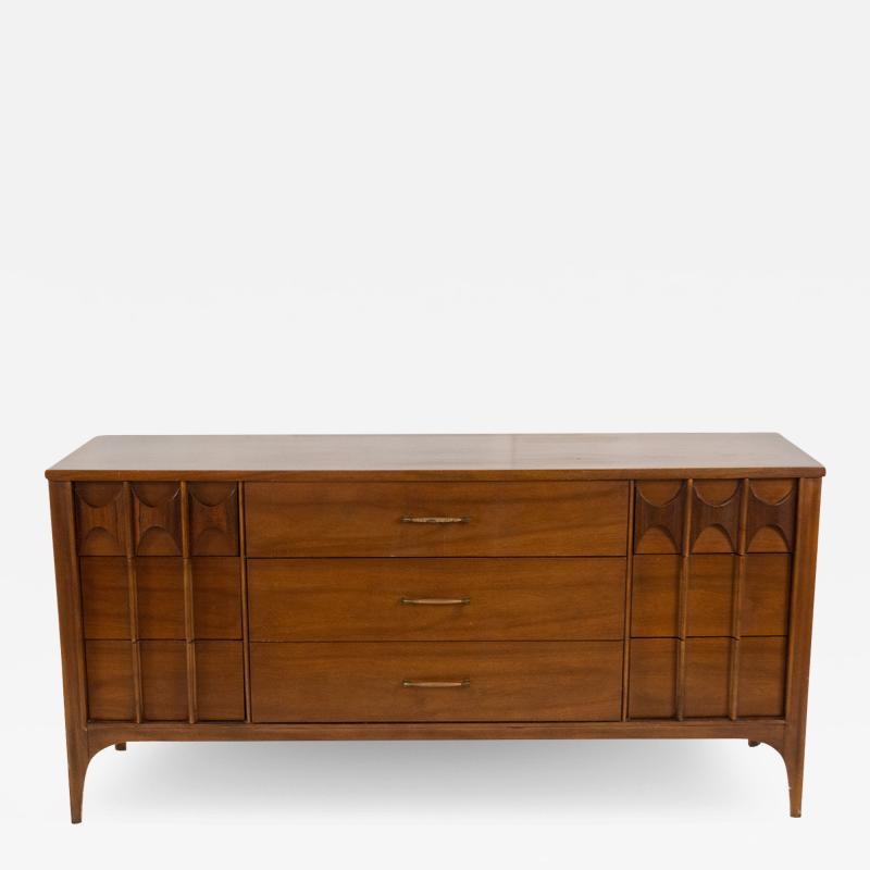 Kent Coffey Kent Coffey Perspecta Mid Century Walnut and Rosewood Dresser