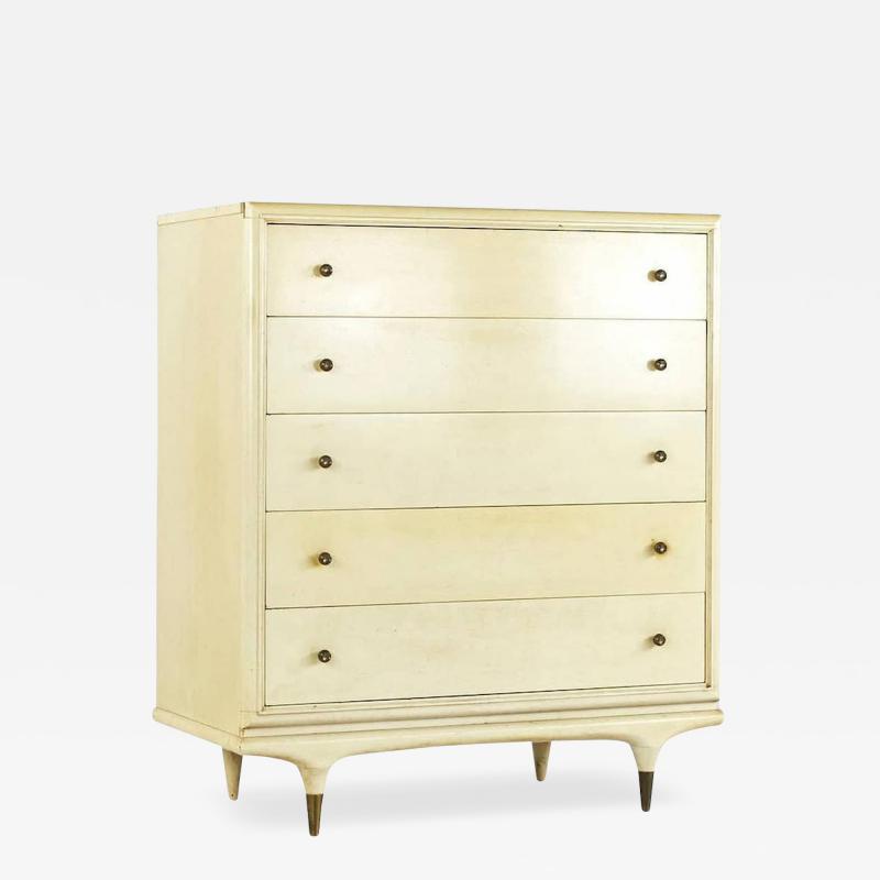 Kent Coffey Mid Century Continental Highboy Dresser