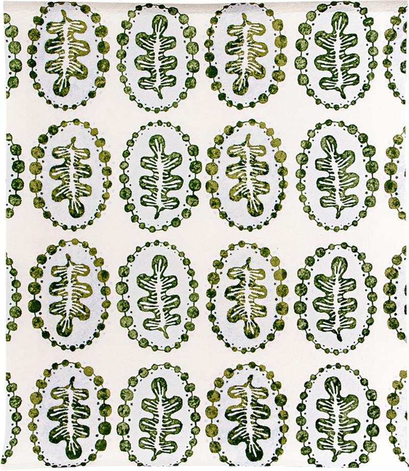 Kerry Joyce leaves pearls wallcoverings