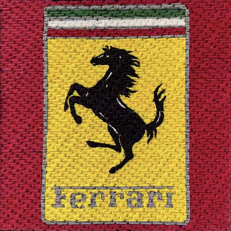 Kevin Champeny Emblematic Ferrari 1500 sculpted and hand cast cars 