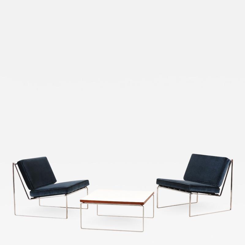 Kho Liang Le Set of 024 Lounge Chairs and 869 Coffee Table by Kho Liang Le for Artifort