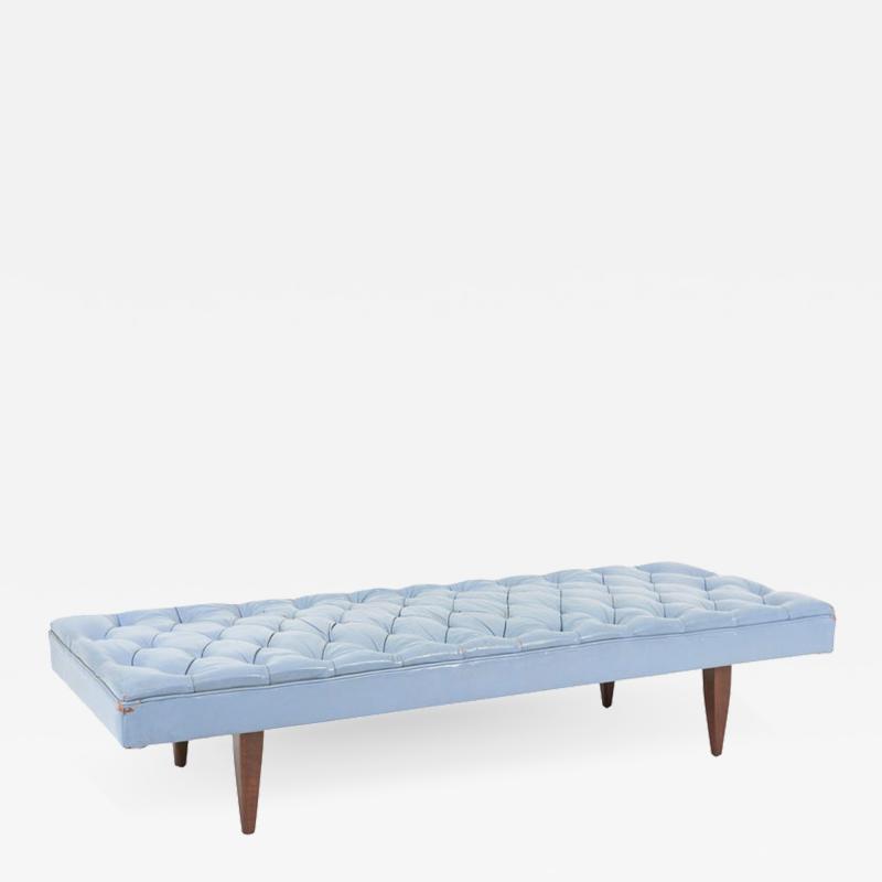 Kipp Stewart Kipp Stewart Chesterfield Tufted Leather Daybed Calvin Furniture 1960s