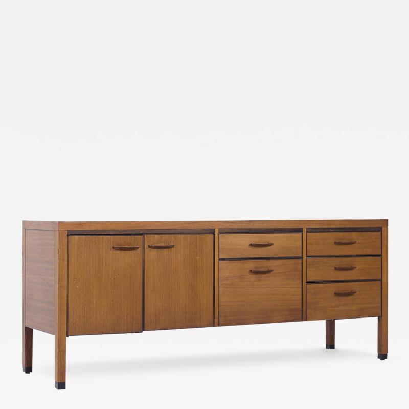 Kipp Stewart Kipp Stewart for Calvin Furniture Directional Mid Century Walnut Banded Credenza