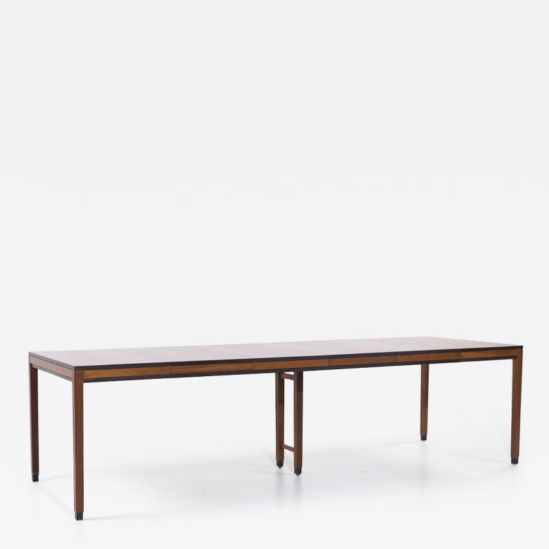 Kipp Stewart Kipp Stewart for Directional Style Walnut Parsons Expanding Table with 4 Leaves
