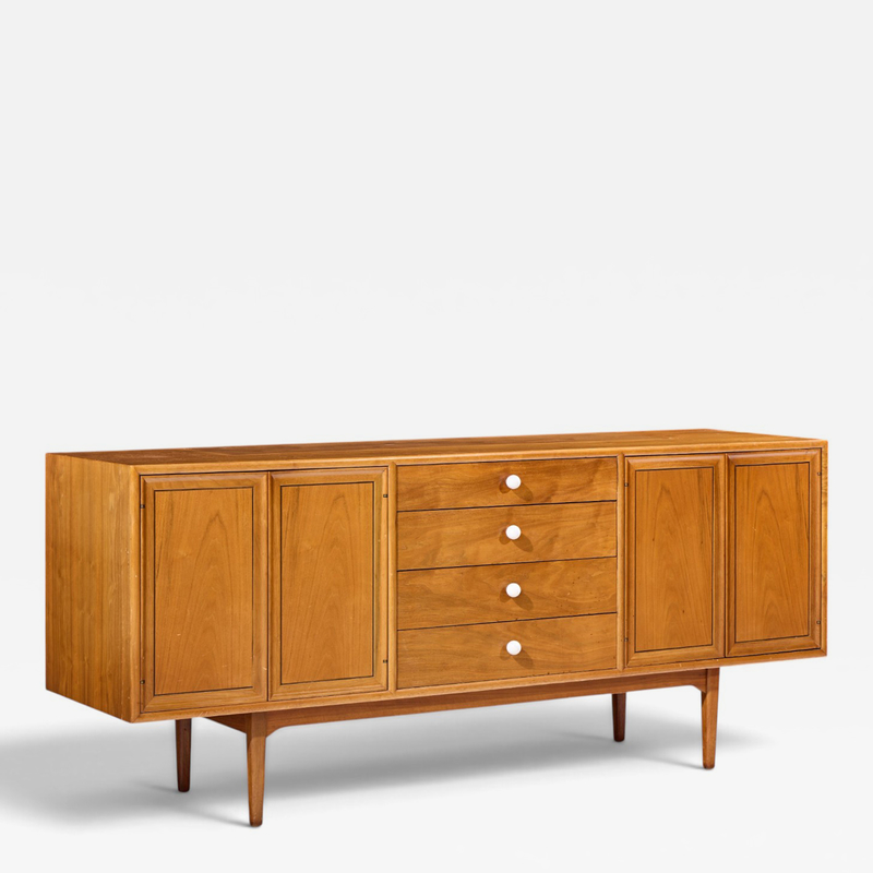 Kipp Stewart Kipp Stewart for Drexel Declaration Mid Century Walnut Credenza
