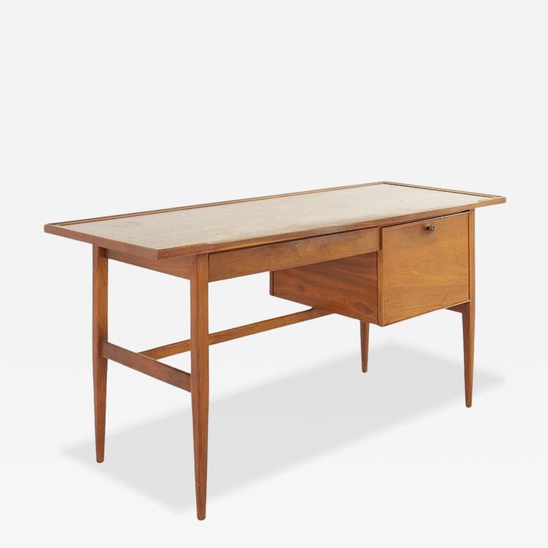 Kipp Stewart Kipp Stewart for Drexel Declaration Mid Century Walnut Writing Desk