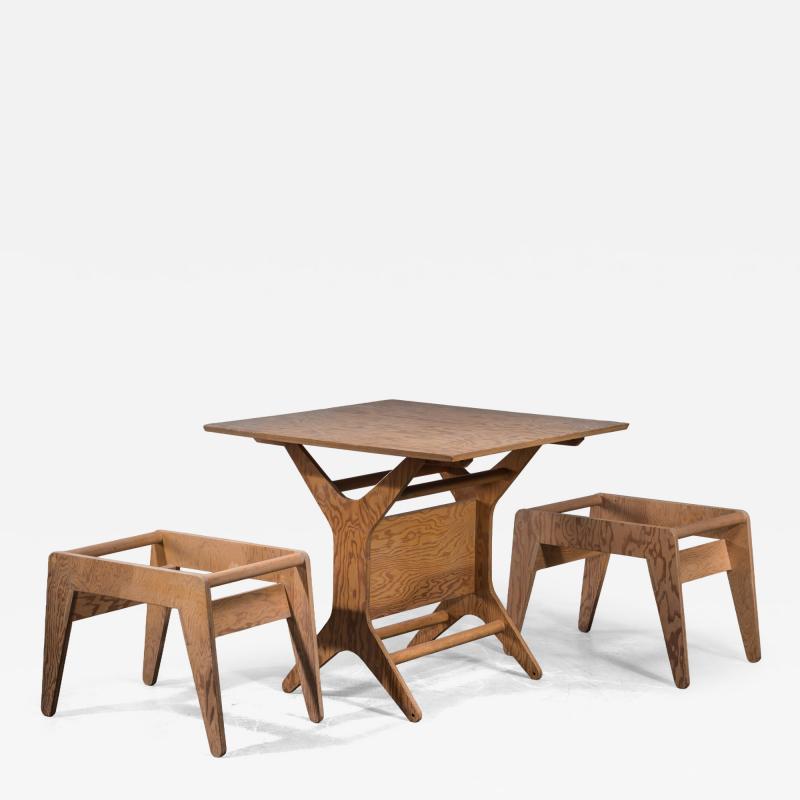 Klaus Grabe Klaus Grabe table and stools