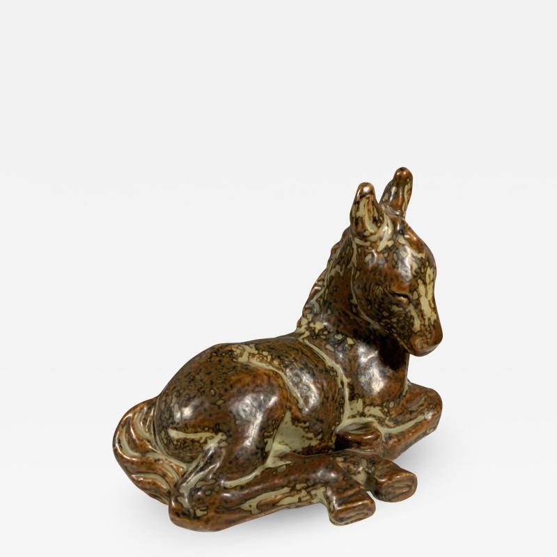 Knud Kyhn Knud Kyhn Stoneware Foal for Royal Copenhagen Denmark 1964