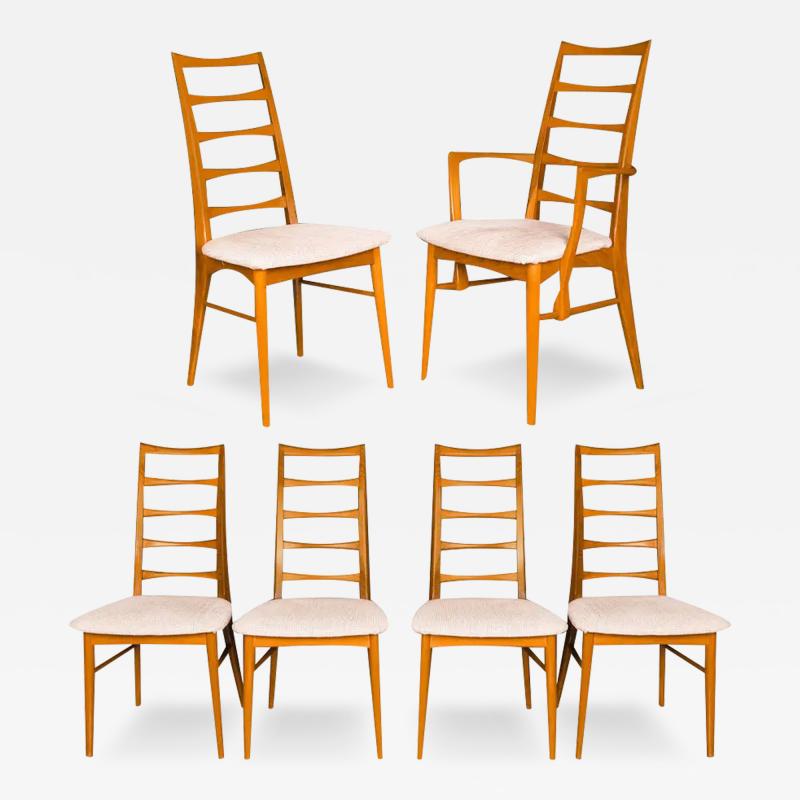 Koefoeds Hornslet Danish Teak Modern Dining Chairs Koefoeds Hornslet Lis