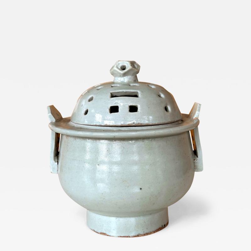 Korean Celadon Ritual Incense Burner Joseon Dynasty