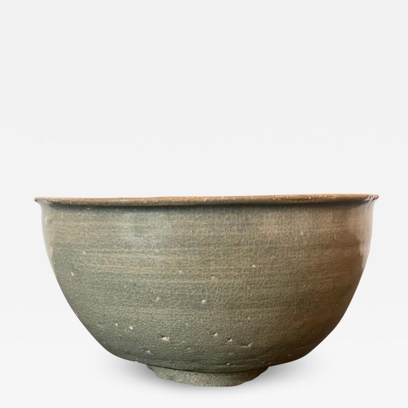 Korean Ceramic Celadon Deep Bowl Goryeo Dynasty
