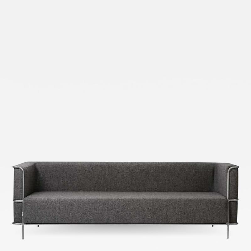 Kristina Dam GRAY MODERNIST 3 SEAT SOFA BY KRISTINA DAM STUDIO