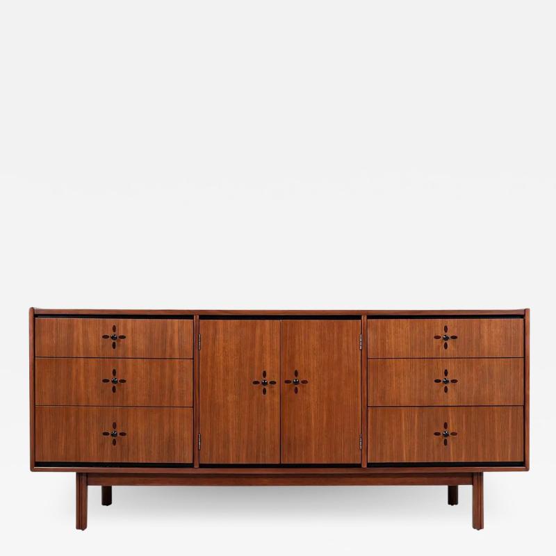 Kroehler Furniture Kroehler Furniture Mid Century Modern Walnut Dresser by Kroehler Furniture