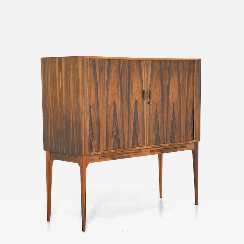 Kurt stervig Kurt Ostervig Danish Mid Century Bar Cabinet in Rosewood by Kurt stervig