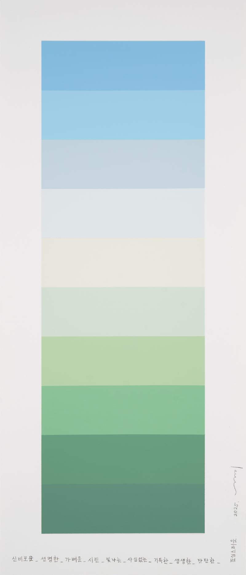 Kyong Lee Emotional color chart 227