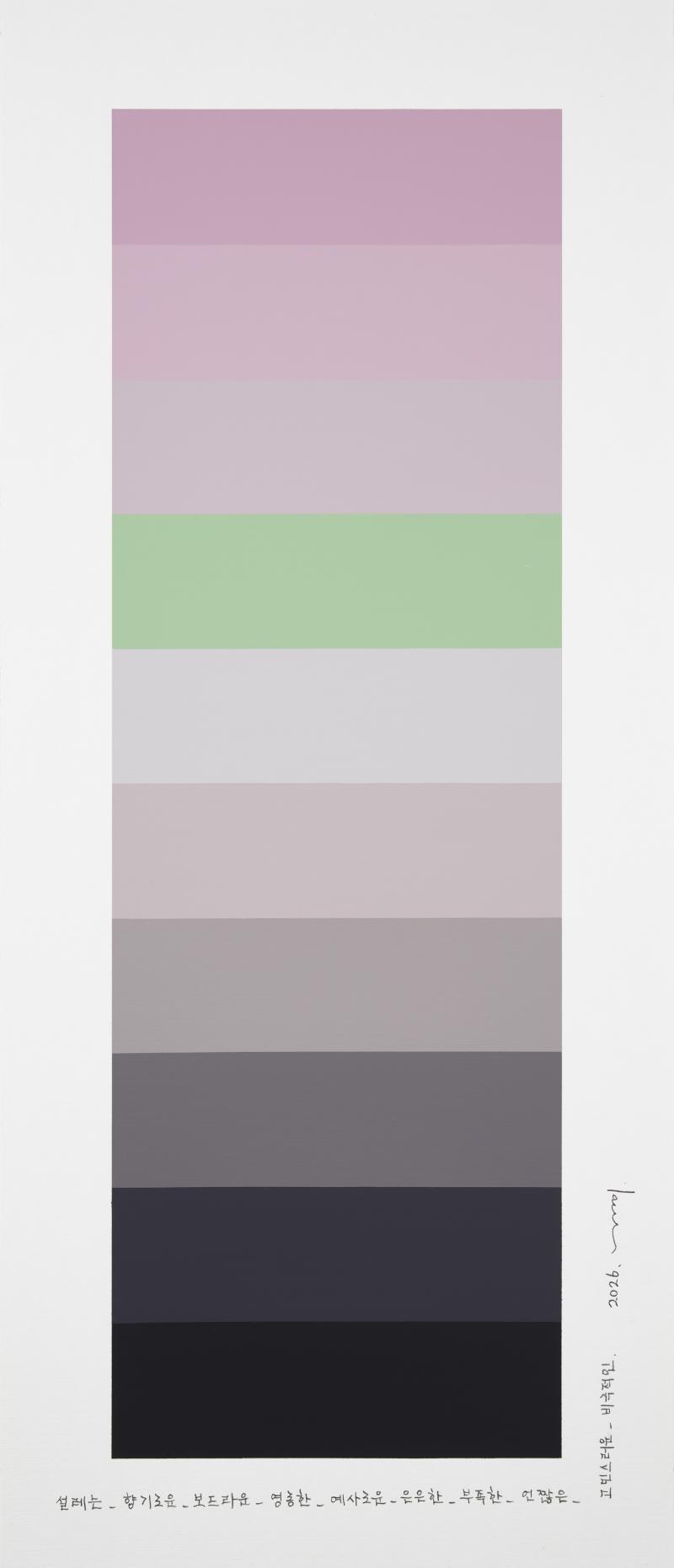 Kyong Lee Emotional color chart 261