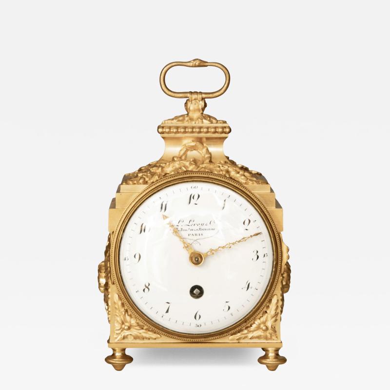 L Leroy Cie Ormolu Carriage Clock