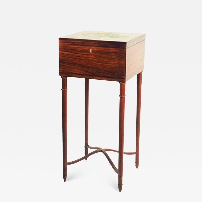 L on Jallot Leon Jallot Lift Top Side Table