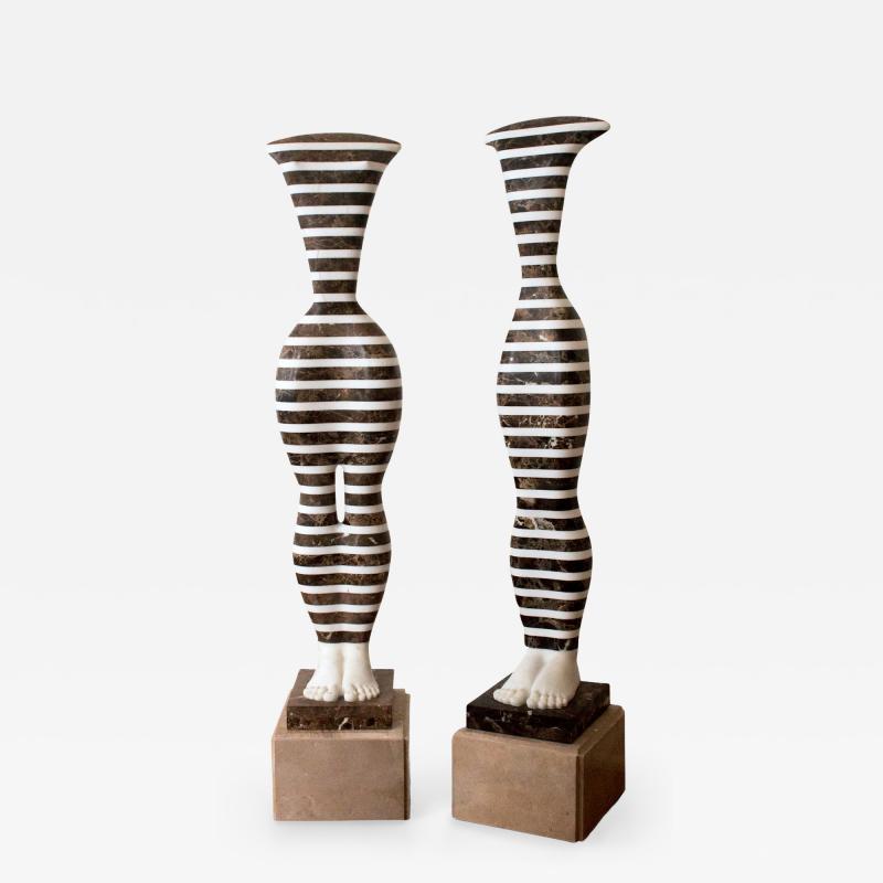 L szl Taubert Striped Idols IV