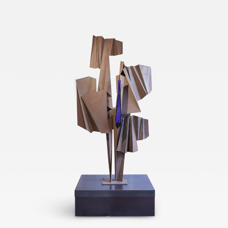 LARGE ABSTRACT BRUTALIST SCULPTURE FROM CALIFORNIA