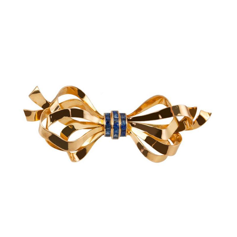 LARGE BOW BROOCH