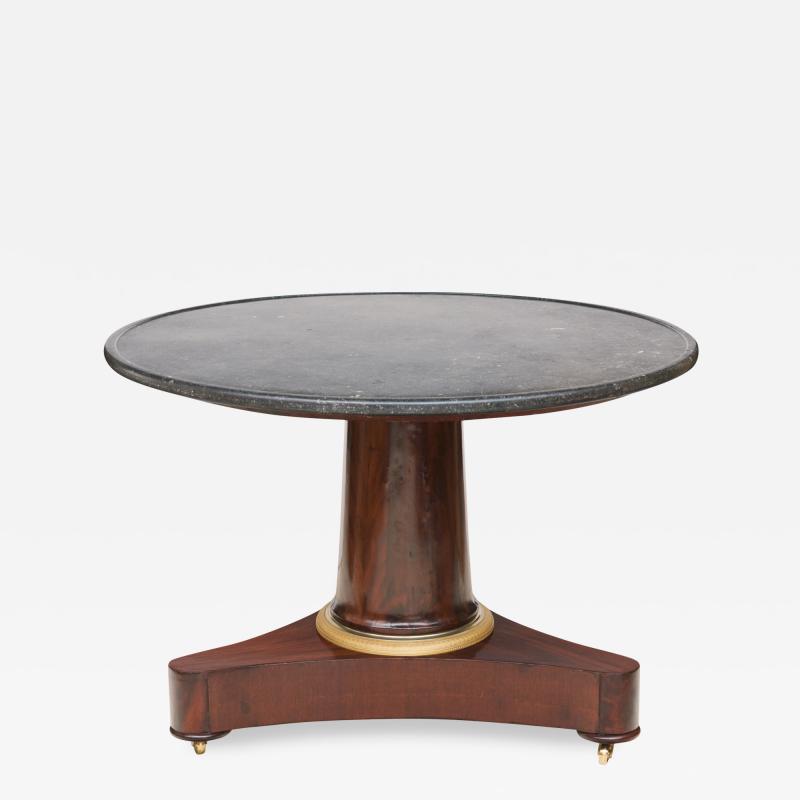 LARGE MAHOGANY EMPIRE GUERIDON circa 1810