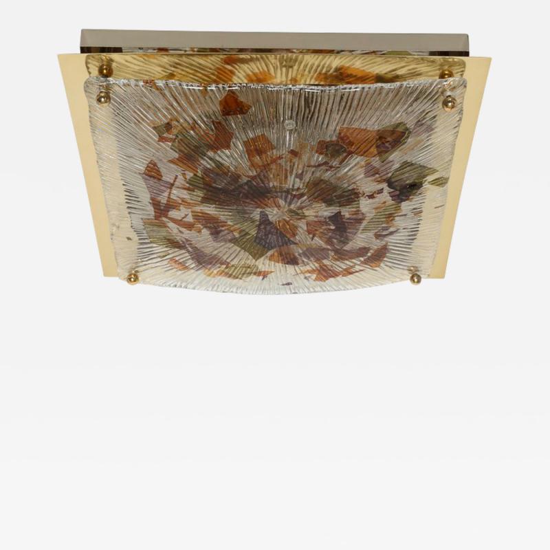 La Murrina Murano glass flush mount ceiling light by La Murrina