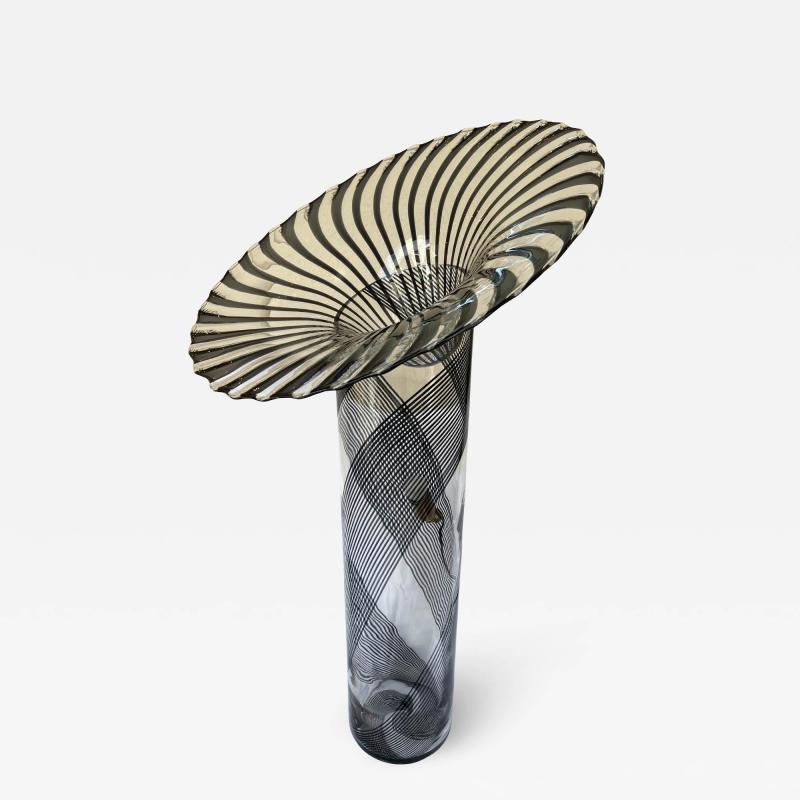 La Murrina Spiral Murano Glass Floor Lamp by La Murrina Italy 1970s