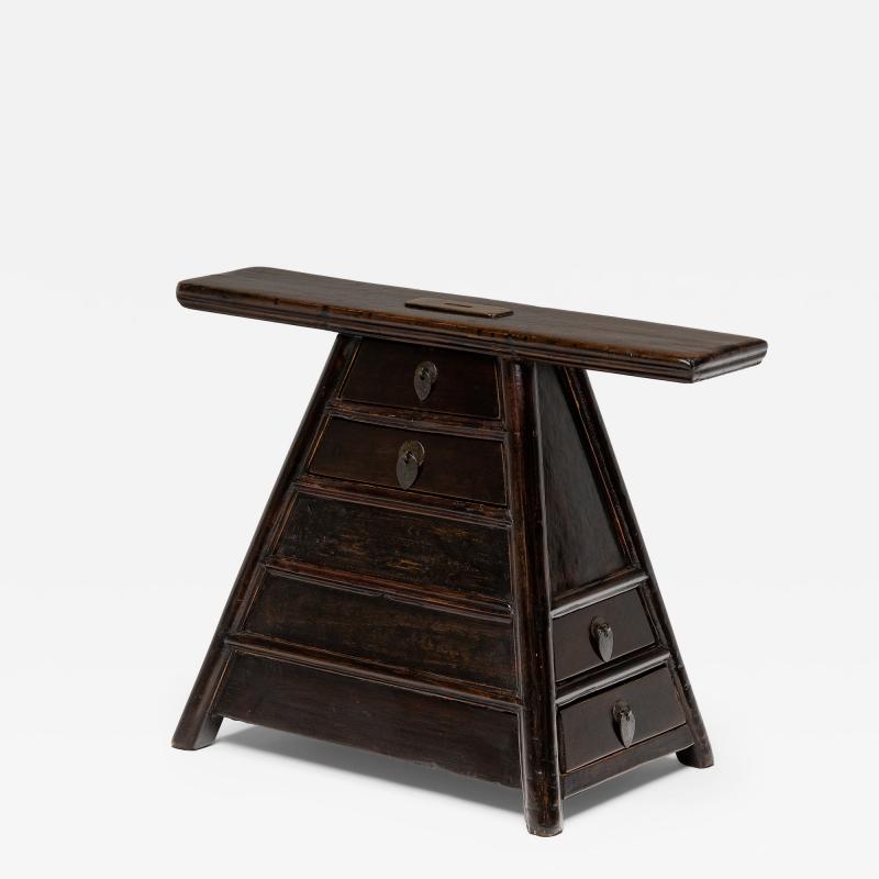 Lacquered Barber s Stool