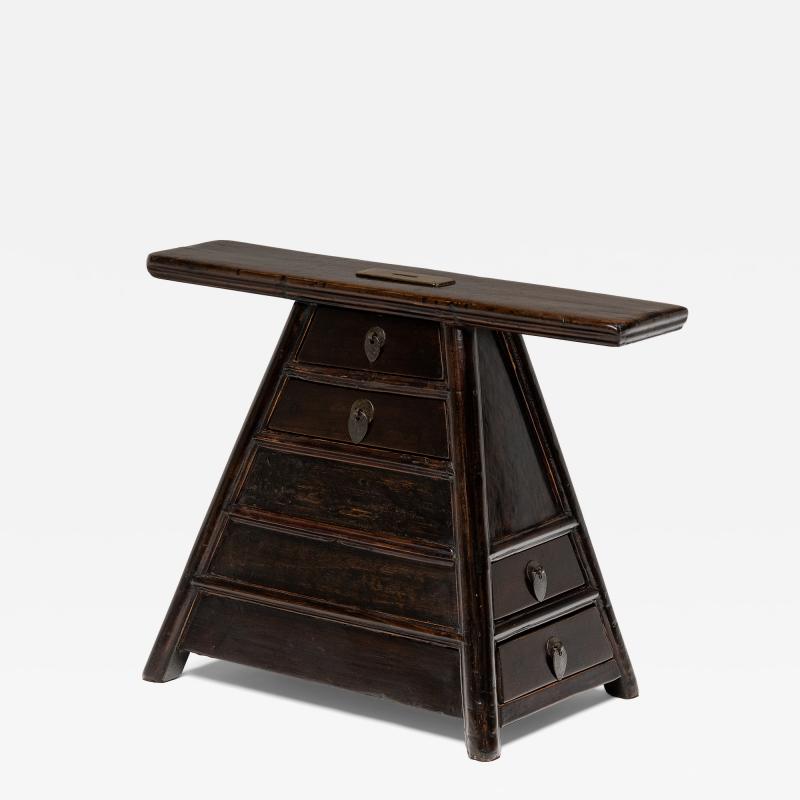 Lacquered Barbers Stool