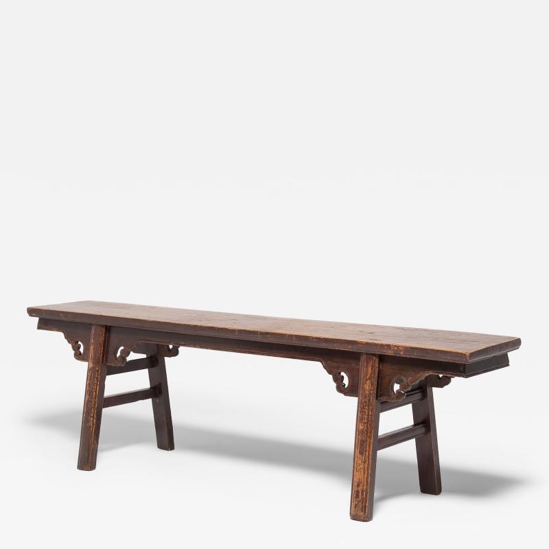 Lacquered Bench with Splayed Legs