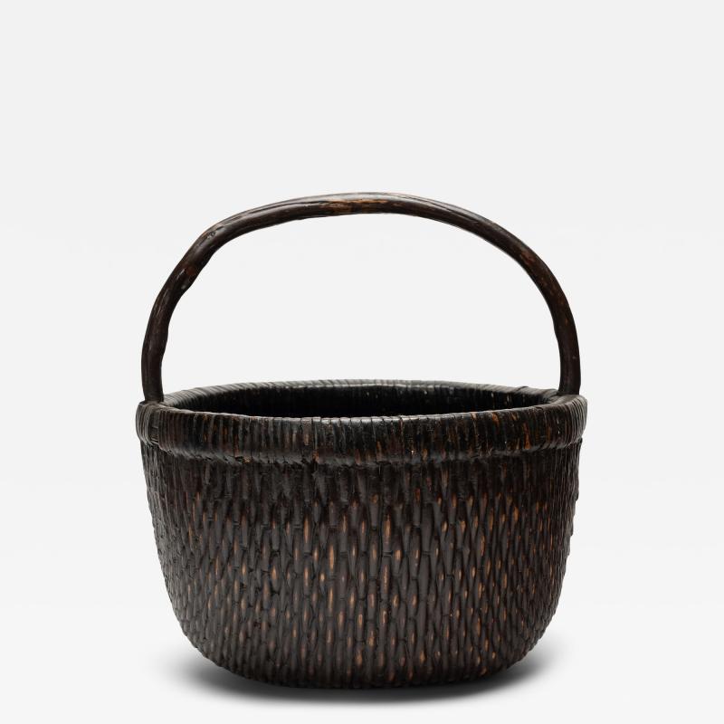 Lacquered Harvest Basket