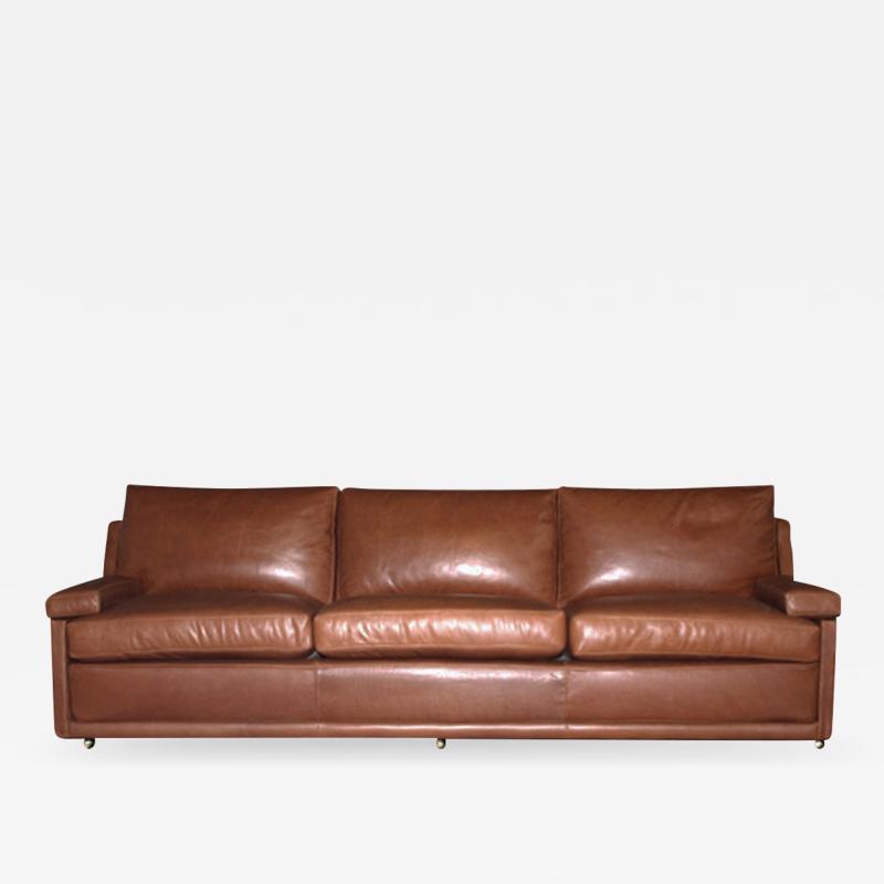 Lance Thompson Custom Made to Order Leather Sofa