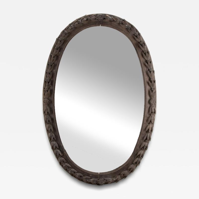 Large 18th Century French Carved Mirror Frame