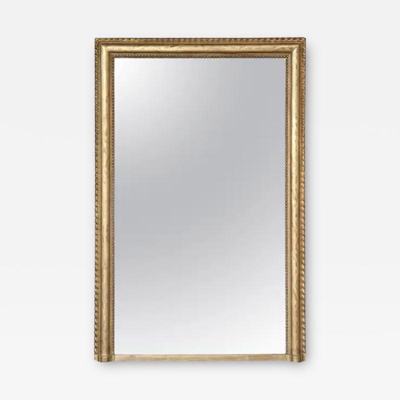 Large 19th Century Gilt Rectangular Mirror
