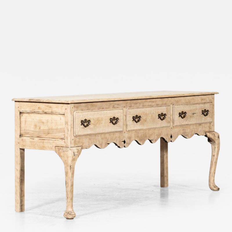 Large 19thC English Oak Dresser Base