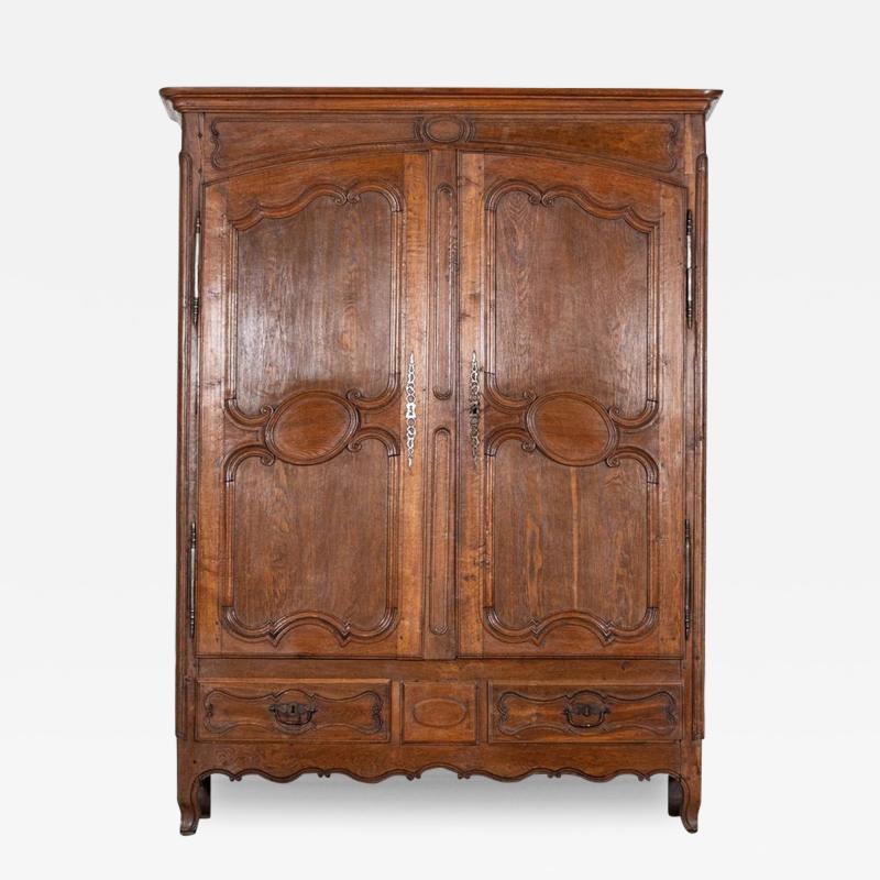 Large 19thC French Oak Armoire