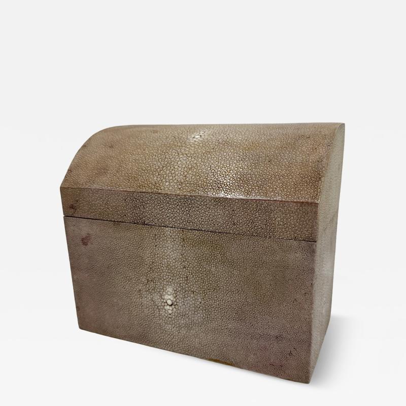 Large Art Deco Shagreen Box France1930s 