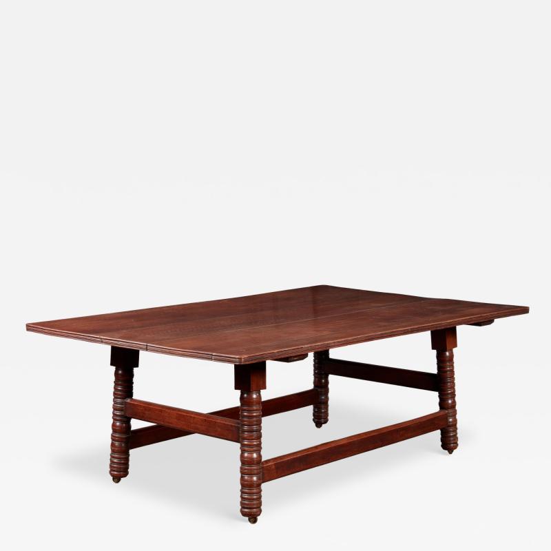 Large Arts Crafts Library Table