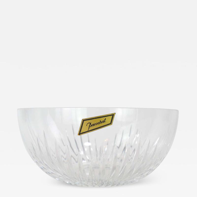 Large Baccarat Crystal Tableware Serving Bowl